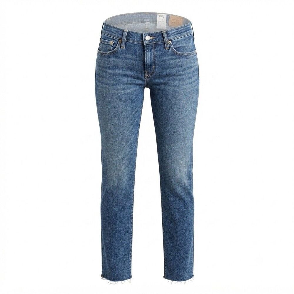 Levi's 524 Too Superlow Jeans Women's Size 11 Medium Blue Stretch Denim Pants